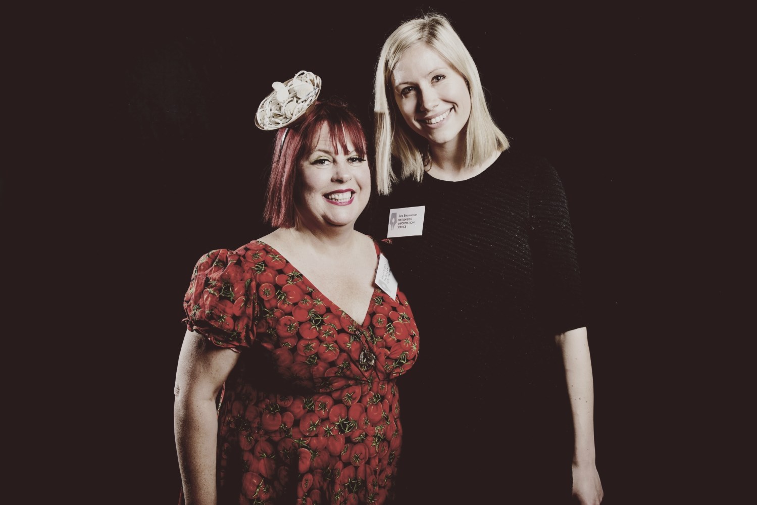 From left to right: Kerstin Rodgers (winner of the Food Blog of the Year Award) and Sara Emanuelson from the British Egg Information Service (sponsors of the Food Blog of the Year Award)